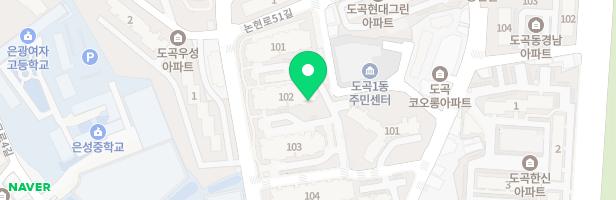 도곡쌍용예가아파트 (구)동신아파트 지도 이미지
