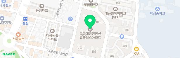 울산옥동 한신휴플러스 지도 이미지