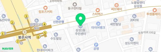 힐스테이트2단지아파트 203동 앞 유아놀이터 지도 이미지