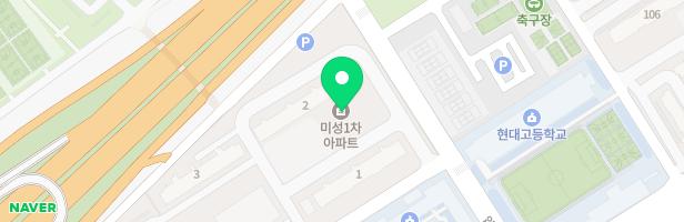 미성1차아파트 1동 앞 지도 이미지