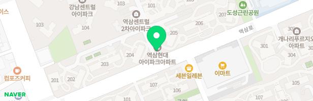 역삼아이파크아파트203동앞 어린이놀이터 지도 이미지