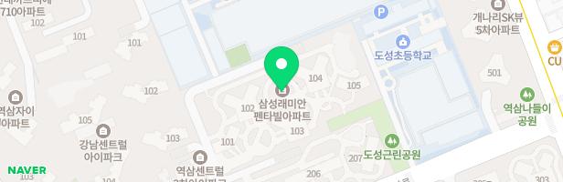 래미안펜타빌아파트 지도 이미지