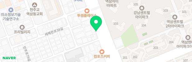 개나리래미안아파트 105동 앞 지도 이미지