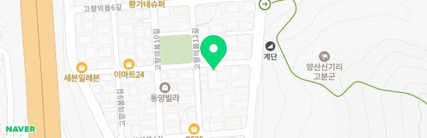 시립양산보듬이나눔이어린이집 놀이터 지도 이미지