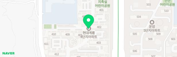 열매마을4단지아파트410동 제4놀이터 지도 이미지