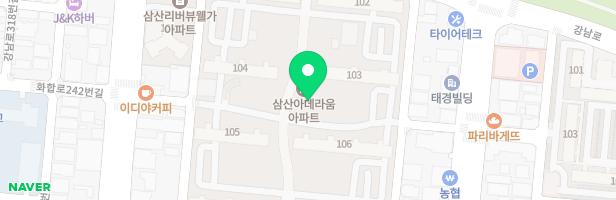 아데라움아파트 104동 놀이터 지도 이미지