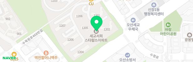 죽미마을휴먼시아12단지-1203동 지도 이미지