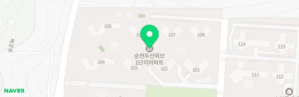 두산위브해국필아파트 (105~106동 사이) 어린이놀이터1 지도 이미지