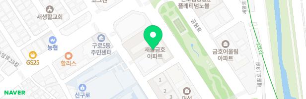 새솔금호아파트 어린이놀이터 지도 이미지