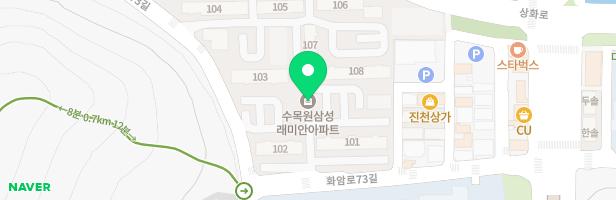 수목원삼성래미안 놀이터2 지도 이미지