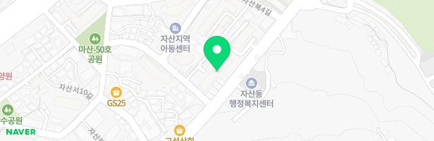 자산한백4차아파트 놀이터 지도 이미지