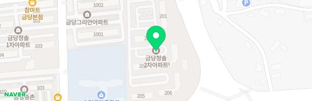 청솔2차아파트 201동 옆 놀이터 지도 이미지