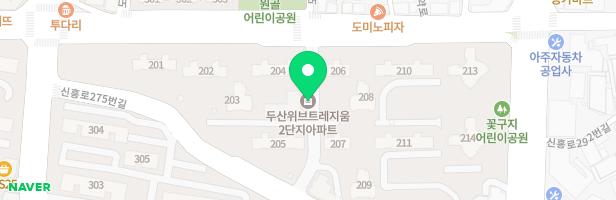 두산아파트 204동옆 유아놀이터 지도 이미지