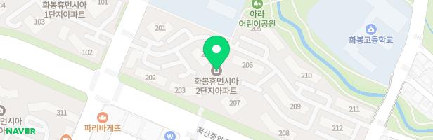 화봉국민임대2차 유아놀이터 지도 이미지