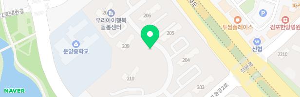 수정마을 LH휴먼시아아파트 209동,210동 사이 공룡놀이터 지도 이미지