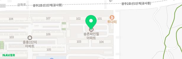 송촌파인힐아파트 102동 놀이터 지도 이미지