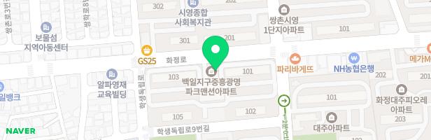 중흥광명아파트 내 놀이터 지도 이미지