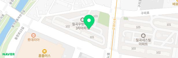 칠곡우방하이츠 어린이놀이터2 지도 이미지