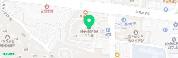 청구성조타운 내 놀이터 지도 이미지