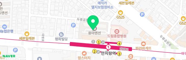 용마맨션 놀이터 지도 이미지