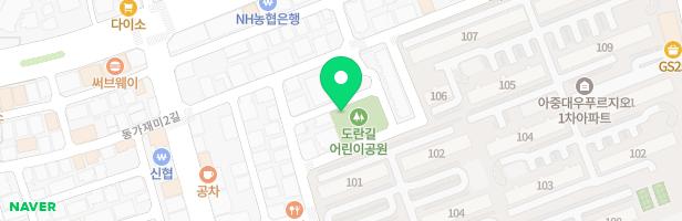 도란길공원 놀이터 지도 이미지