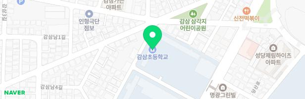 감삼초등학교 어린이 놀이시설 지도 이미지