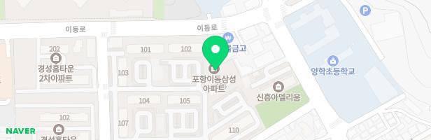 이동삼성아파트 관리동 옆 놀이터 지도 이미지