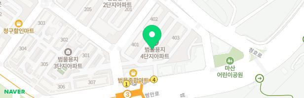 범물용지아파트 403동 앞 놀이터 지도 이미지