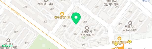 범물용지아파트 301동 앞 놀이터 지도 이미지