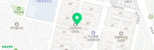 지산5단지아파트 504동 앞 놀이터 지도 이미지