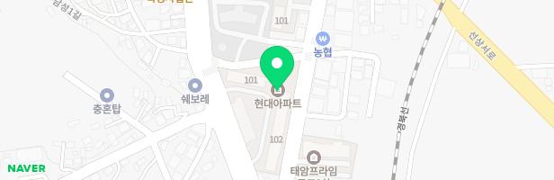 상주현대아파트 놀이정 앞 놀이터 지도 이미지