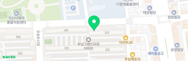 우남그랜드타운아파트 103동 뒤 놀이터 지도 이미지