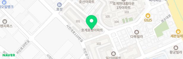 효성아파트101동 놀이터 지도 이미지