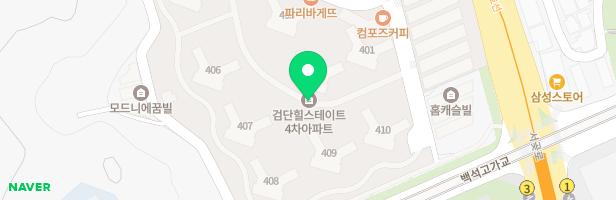 검단힐스테이트4단지 408동 놀이터 지도 이미지
