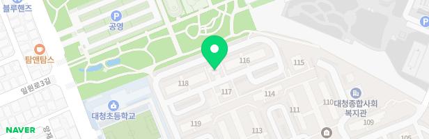 수서아파트 121동 옆 지도 이미지