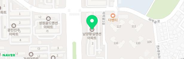 남양황실아파트 내 놀이터 지도 이미지