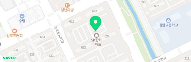 SK한화아파트 관리동놀이터 지도 이미지