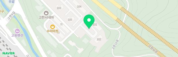 해피아리아파트 놀이터 지도 이미지