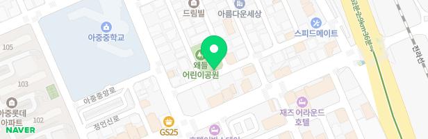 왜들공원 놀이터 지도 이미지
