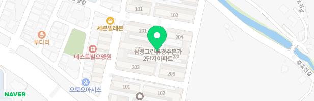삼정그린뷰경주본가아파트 2단지 1 놀이터 지도 이미지