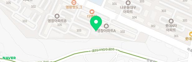 군산영창A아파트 내 놀이터 지도 이미지