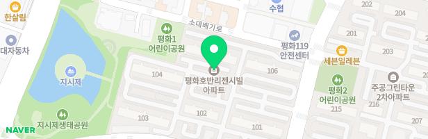 평화 호반리젠시빌아파트 놀이터 지도 이미지