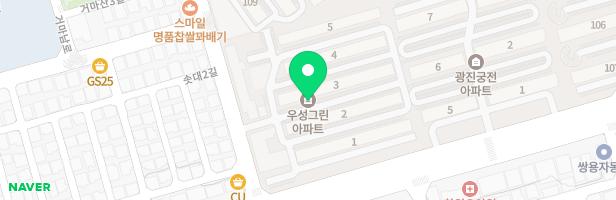 삼천우성그린아파트 놀이터 지도 이미지