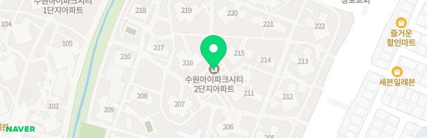 수원아이파크시티 211동 앞 놀이터 지도 이미지