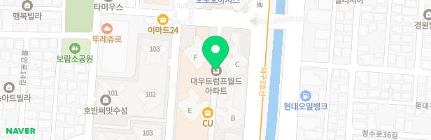 대우트럼프월드수성 어린이놀이터(피크닉정원) 지도 이미지