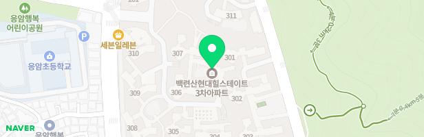 백련산힐스테이트 3차 아파트 311동임대동 놀이터 지도 이미지