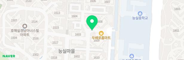 능실마을16단지아파트 1608동후면 유아놀이터 지도 이미지