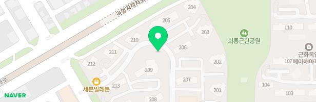목포 옥암2휴먼시아 유아놀이터(209동 옆) 지도 이미지