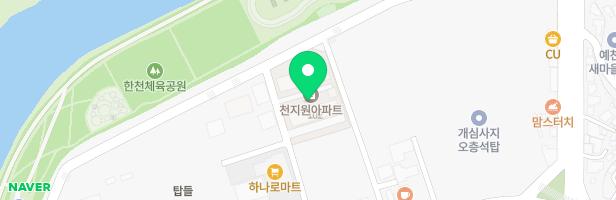 천지원아파트 어린이놀이터 지도 이미지