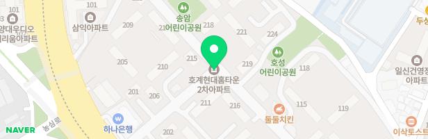 호계2차현대홈타운아파트(1) 지도 이미지